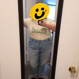 Universal Thread High Waisted Pleated Jeans